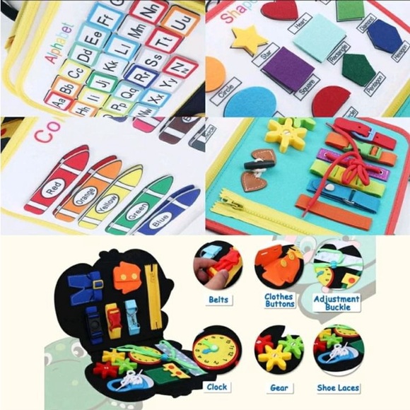 BUSY BOARDS FOR TODDLERS / QUIET BOARDS - Picture 4 of 6